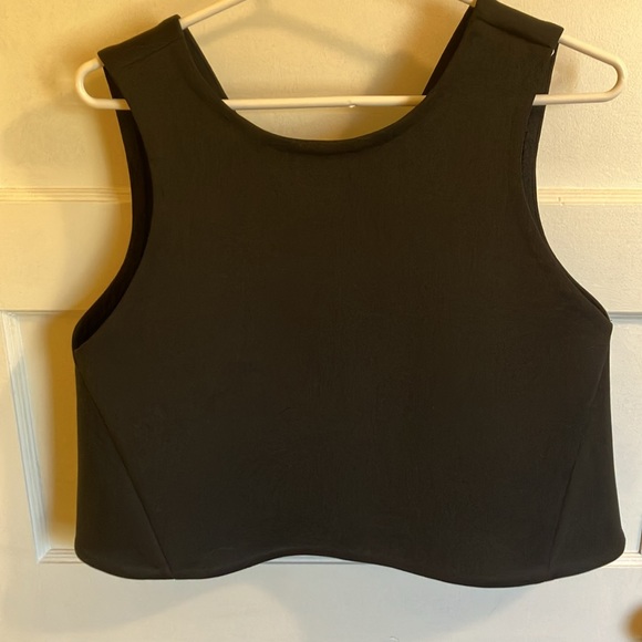 Club Monaco Black Crop Top - Picture 7 of 12